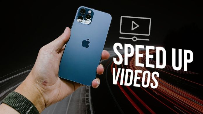 speed up video on iphone